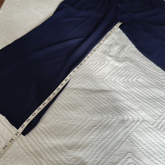 🛍️INA Navy Palazzo with front leg split. Sz SP. - Picture 10 of 12